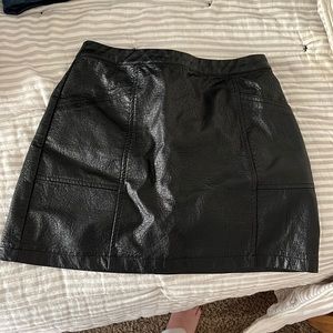 Pleather skirt